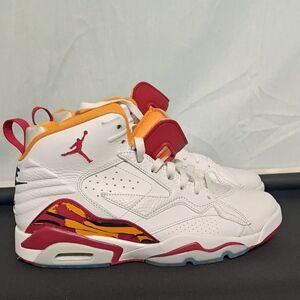 Nike Air Jordan Jumpman Sneakers White Red Yellow